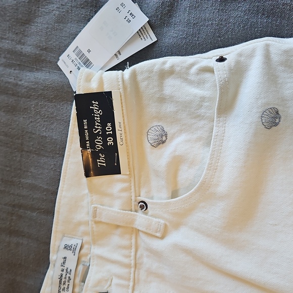 NWT A&F 90s Straight w Shell - Picture 3 of 6